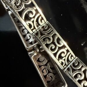 Brighton Silver Swirl Bracelet